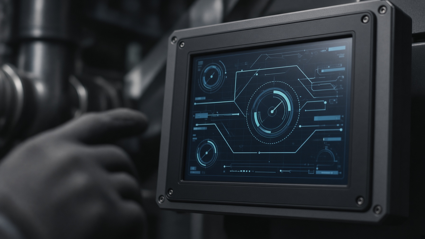 Industrial HMI touch panel